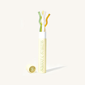Squiggle Glass Straws