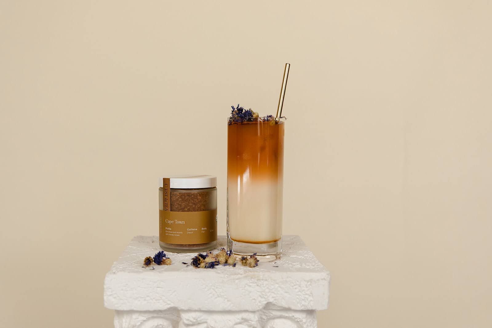 Iced Caramel Cape Layered Macchiato - Teaspressa