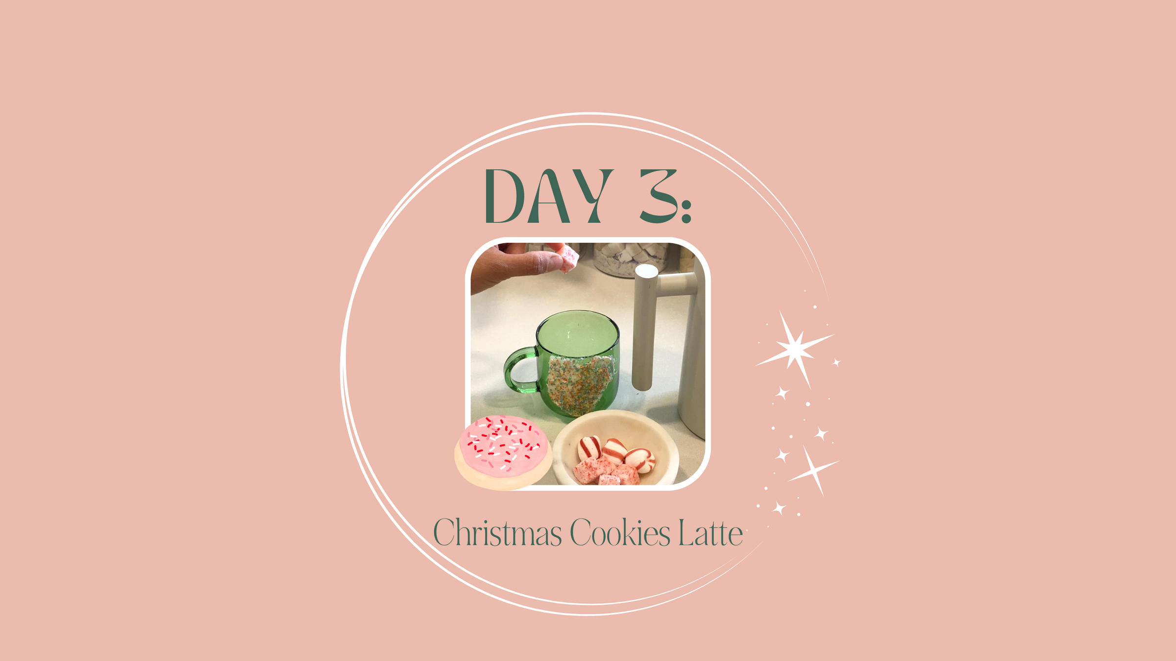 Peppermint Christmas Cookies Latte