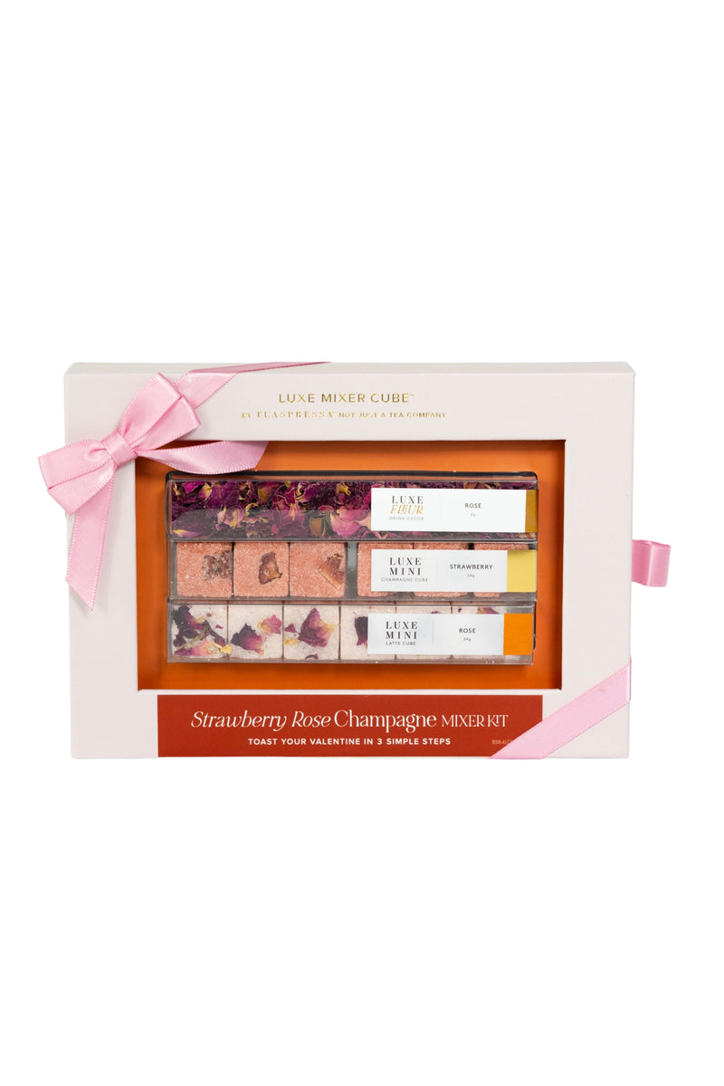 Strawberry Rose Champagne Mixer Kit