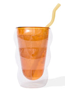 Amber Glass Cloud Cup