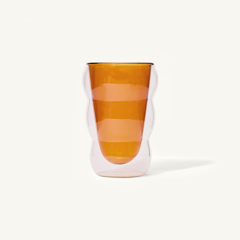 Amber Glass Cloud Cup