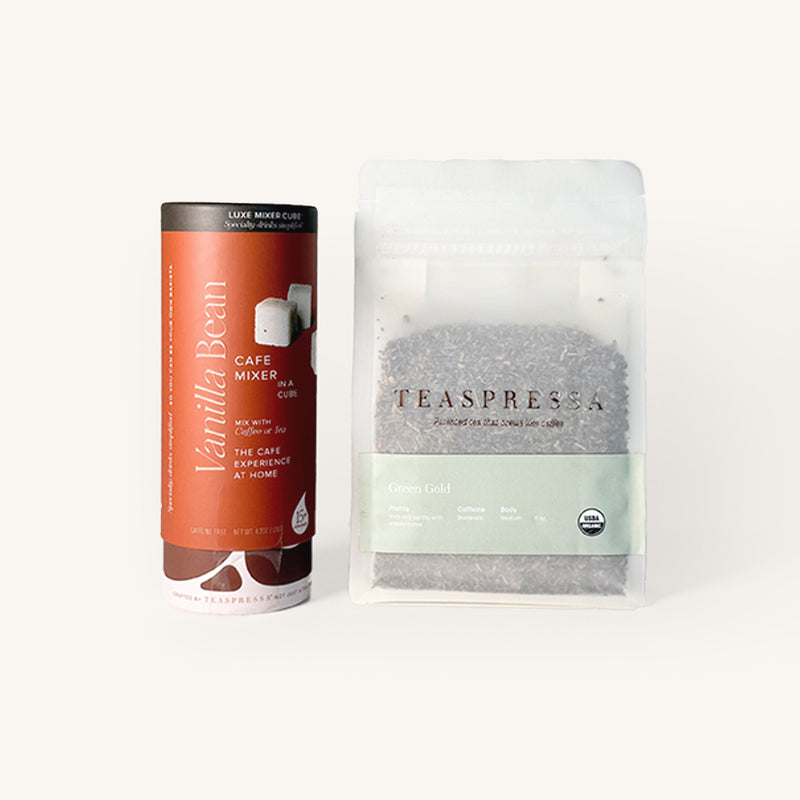 Vanilla Bean Green Tea Set