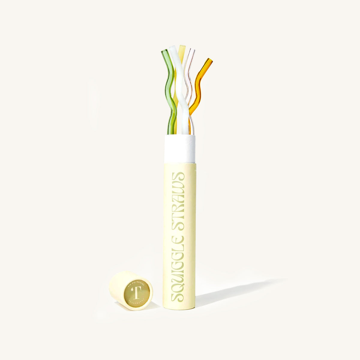 Squiggle Glass Straws
