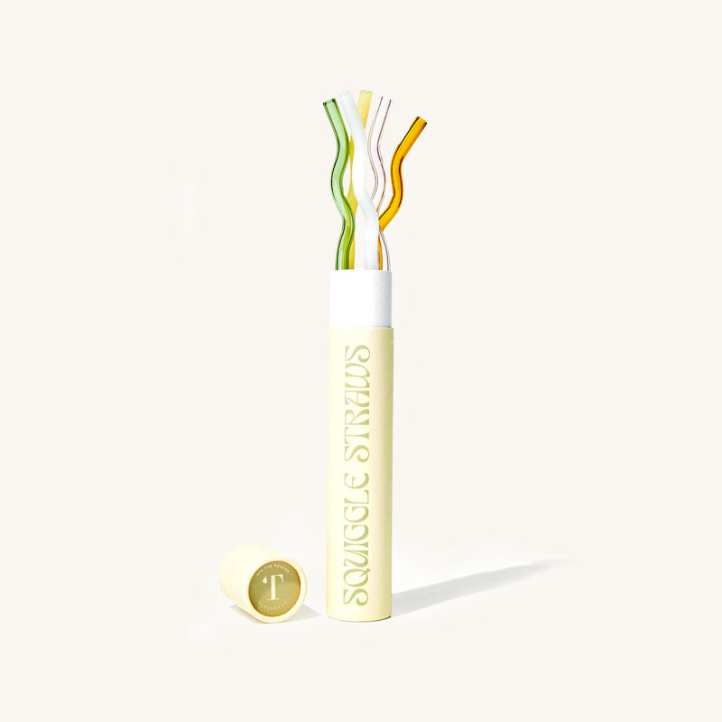 Squiggle Glass Straws