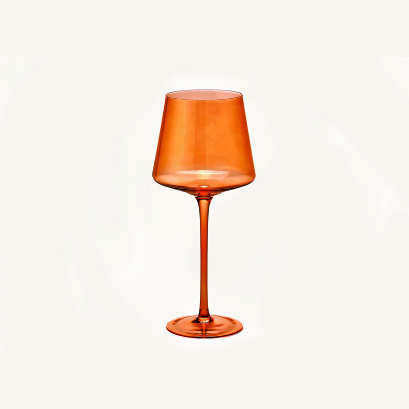 Aura Amber Wine Glass Set of 6