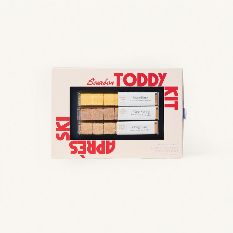 Bourbon Toddy Kit packaging on a white background