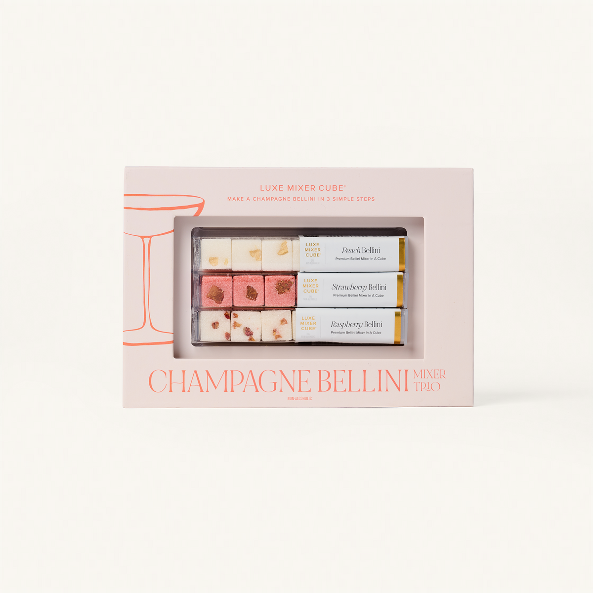 Champagne Bellini & Mimosa Cocktail Duo