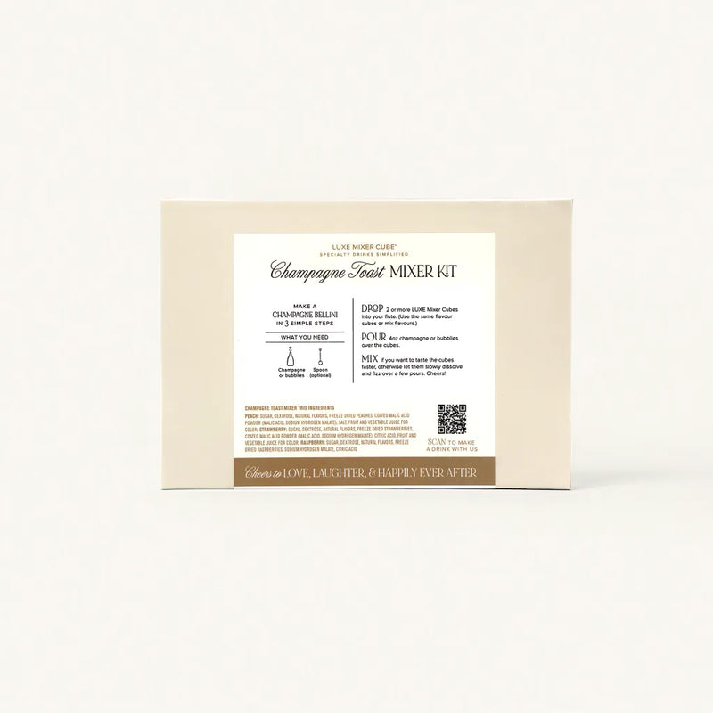 To the Bride & Groom Champagne Toast Kit