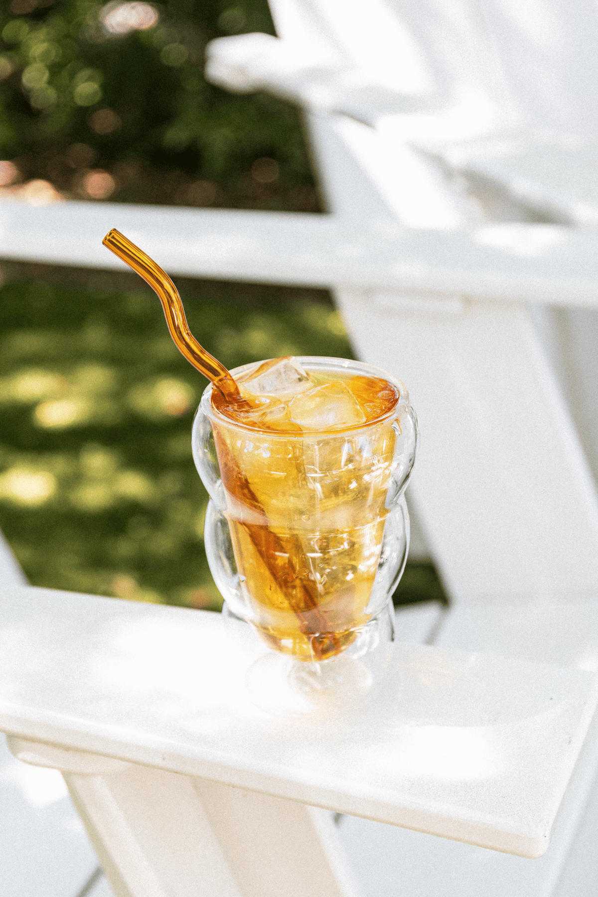Amber Glass Cloud Cup