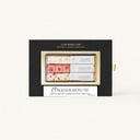 A box containing Luxe Mixer Cubes for making Bellini drinks, featuring flavors: Peach, Strawberry, and Raspberry. The packaging includes a celebratory message and instructions for use.