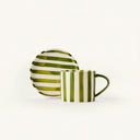 Tratto Striped Cafe Set | Matcha