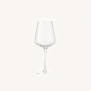 Linea Wine Glass on a clean off white background