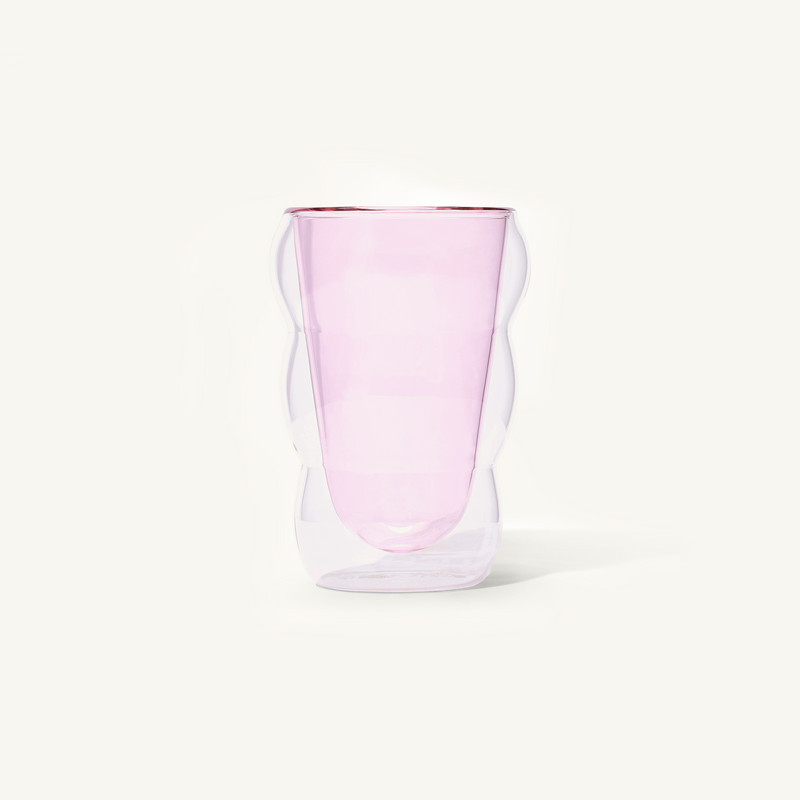 Pink Glass Cloud Cup