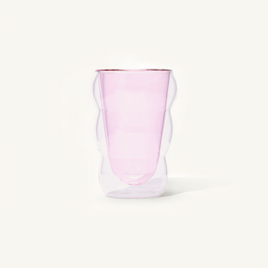Pink Glass Cloud Cup