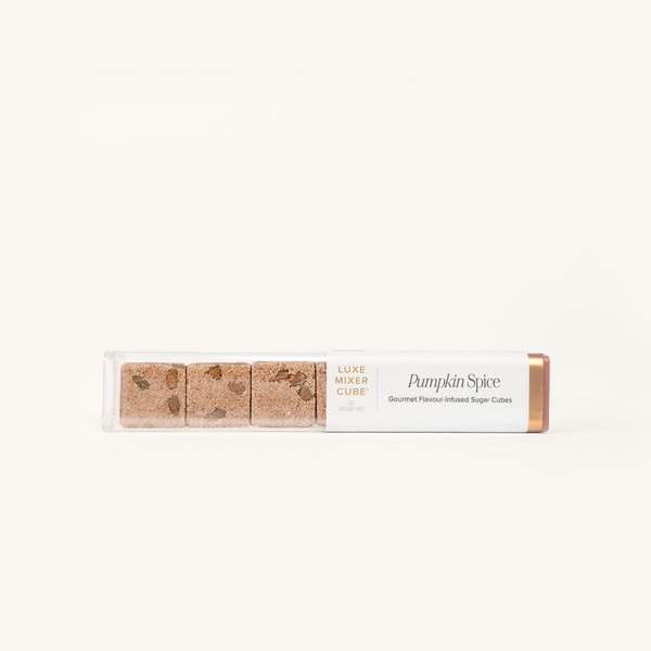 Pumpkin Spice cafe mixer, a fall drink luxe mixer cube