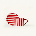 Tratto Striped Cafe Set | Cherry
