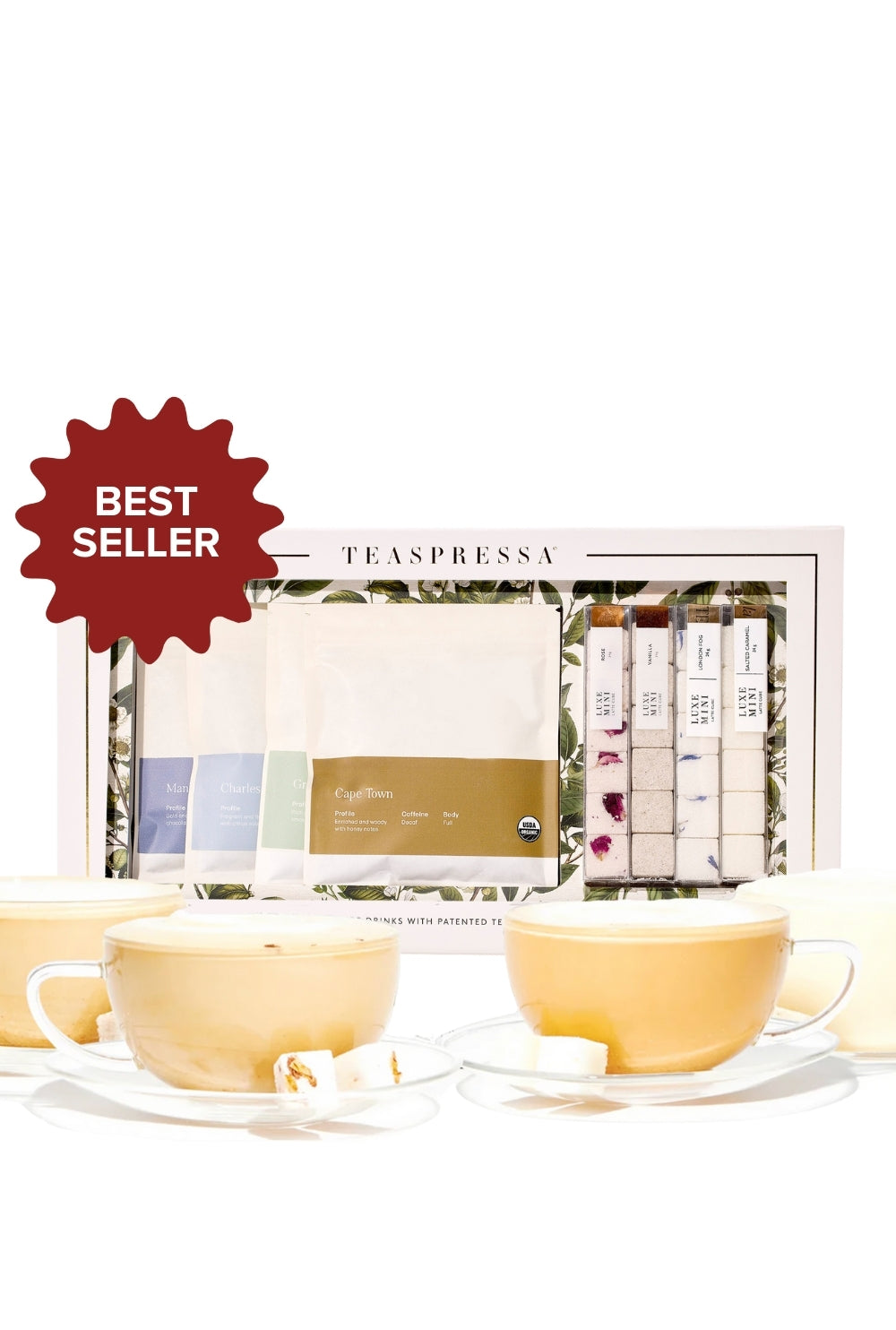 Teaspressa Taster Kit | Signature Teas & Luxe Sugar Cubes