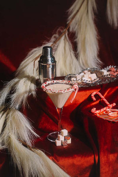 White Chocolate Candy Cane Martini Mixer Kit