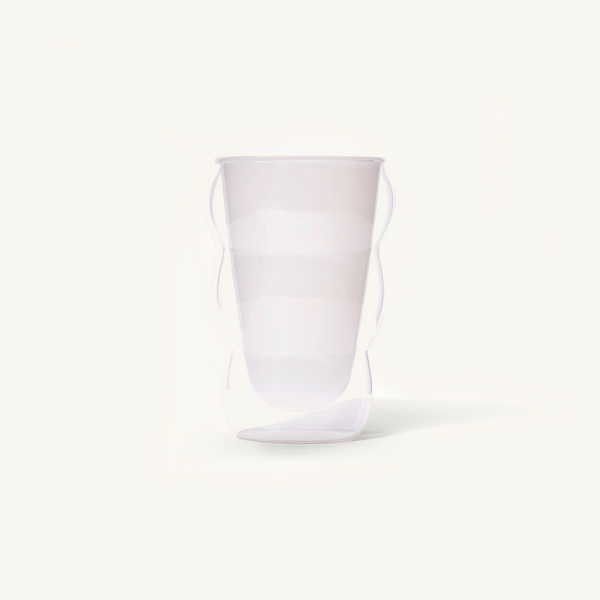 White Glass Cloud Cup