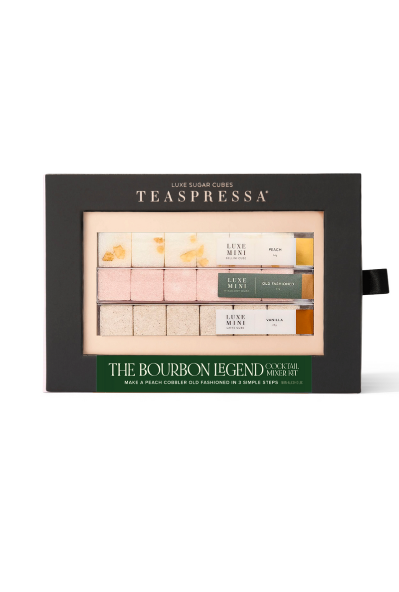 The Bourbon Legend Peach Cobbler Old Fashioned Mixer Kit