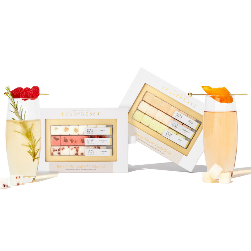 LUXE Champagne & Mimosa Sugar Cube Kits Bundle